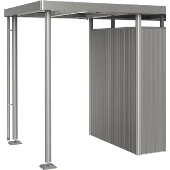 Zahradní domek Biohort Postranní střecha velikost S HighLine H3, šedý křemen metalíza (šedý křemen metalíza, Zahradní domky Biohort - příslušenství)