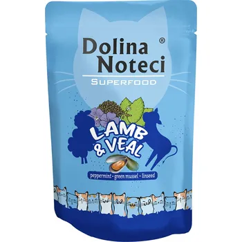 Krmivo pro psa 20x85g Dolina Noteci Superfood - telecí a jehněčí