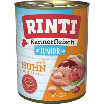 Krmivo pro psa 6x800g RINTI Kennerfleisch Junior - Kuřecí