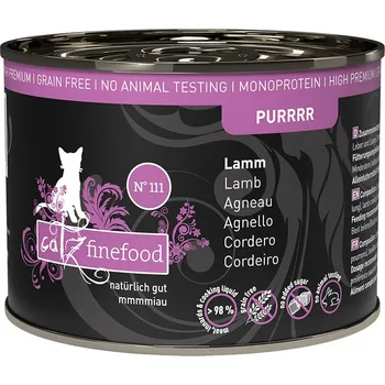 Krmivo pro kočku 6x200g catz finefood Purrrr konzerva - No. 111 Jehněčí