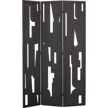 Paraván Woood Merel 373941-Z černý