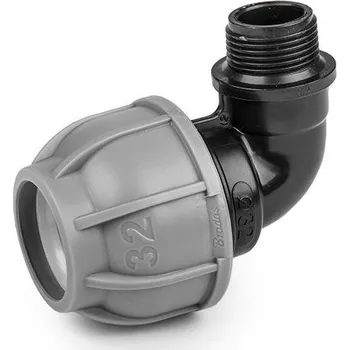 BRADAS PE koleno 25mm x 1/2" vnější závit, PN10