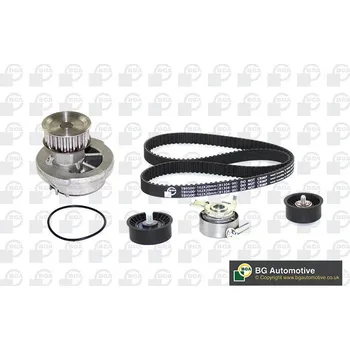 Rozvod motoru Vodní pumpa + sada ozubeného řemene, , 1334046, 1334066, 1606189, 1606262, 1606306, 1629062, 1629094, 24451895, 5636373, 5636373S2, 5636564, 5636564S2, 90444079, 9192797, 93174119, BGA, TB9500CPK-1