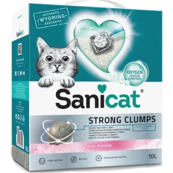 Podestýlka pro kočku 10l Sanicat Strong Clumps hrudkující stelivo