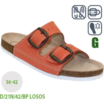 Dámská zdravotní obuv Santé D/21N/42/BP LOSOS Barva: Lososová, Velikost: 41, Stélka: Anatomicky tvarovaná