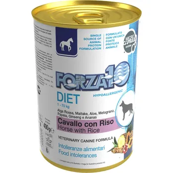 Krmivo pro psa 400g Forza 10 Diet Low Grain - koňské a rýže