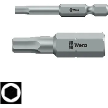 Bit WERA Bit zástrčný imbus 3 x 25mm otvor