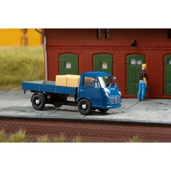 Modelová železnice Auhagen 66020 Goliath Express 1100 valník modrý s nákladem HO