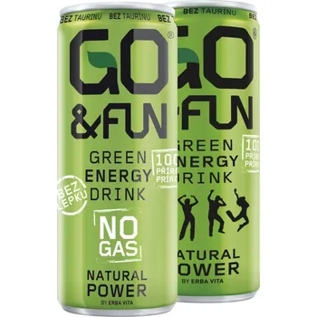 Energetický nápoj Erba Vita Go & Fun Mix pack energetických nápojů 250ml 12 kusů