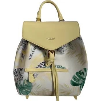 Městský batoh JUNI DÁMSKÝ BATOH DBD 3310-3 BÍLÁ- ŽLUTÁ Barva: ŽLUTÁ, Velikost: UNI