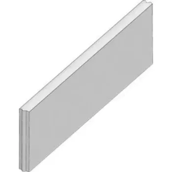 Zahradní obrubník Zahradní obrubník CS-BETON R 20 půlka 50x5 cm červený