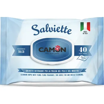 Kosmetika pro psa Camon Ubrousky pro péči o srst koček a psů 6x40ks