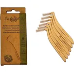 CURANATURA Bambusový mezizubní kartáček C 0,8 mm 6 ks hnědý