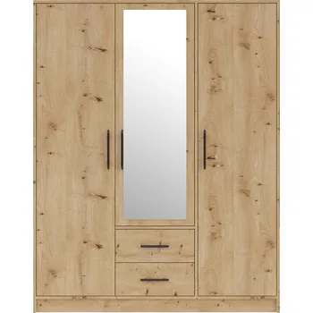 Šatní skříň SMART r | šatní skříň SRL2 + zrcadlo | 150 cm | artisan