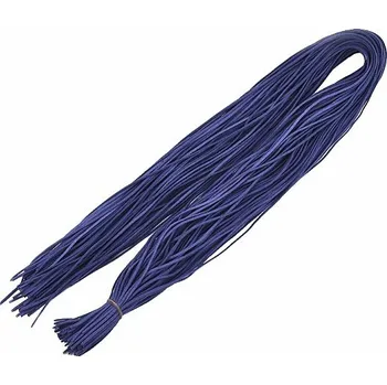 Řetízek Kožený řemínek barva královská modř 1 m 1 m x 2,8 mm