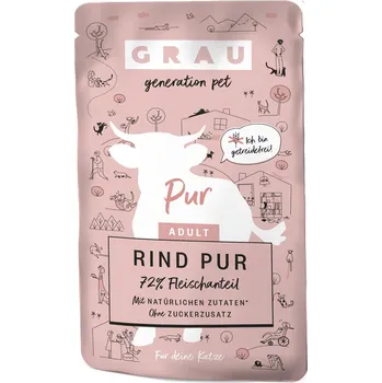 Krmivo pro psa 32x125g GRAU Adult bez obilovin - hovězí