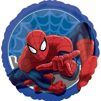 Balónek Amscan / Riethmüller Balonek fóliový Spiderman modrý, 45 cm