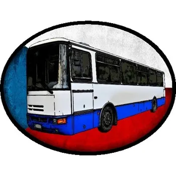 Nášivka nášivka s autobusem KAROSA