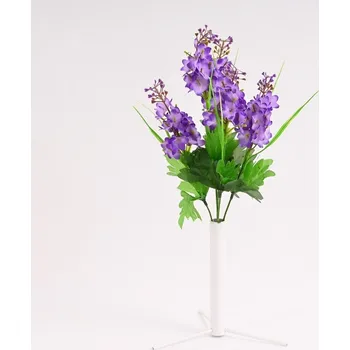 umělá květina Kytice šeříku 31 cm fialová