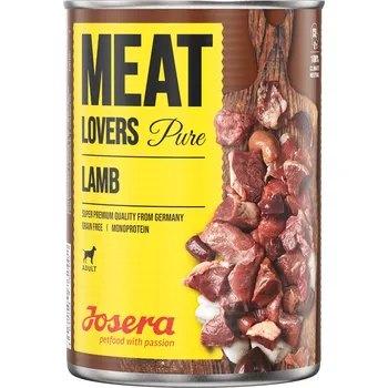 Krmivo pro psa 12x400g Josera Meatlovers Pure - jehněčí