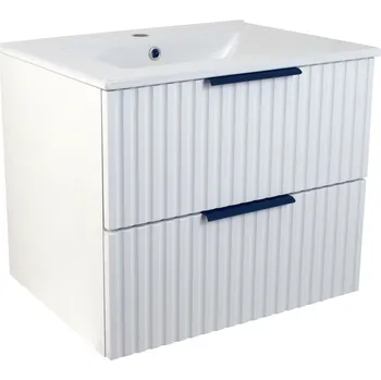 Koupelnový nábytek A-Interiéry Koupelnová skříňka s keramickým umyvadlem Tara W 60 bílá