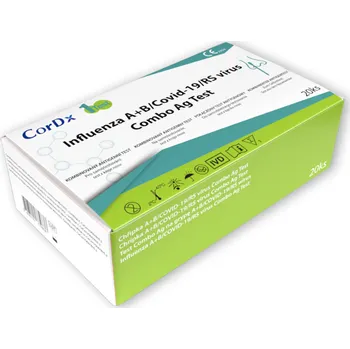 Diagnostický test CorDx Antigenní výtěrový test 4v1 20 ks