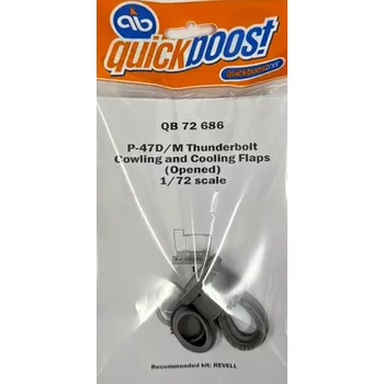 Plastikový model Quickboost 1/72 P-47D/M Thunderbolt cowling&cool.flaps opened