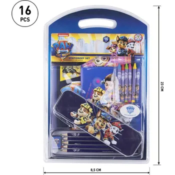 Tlapková patrola sada školních potřeb, do školky s pouzdrem