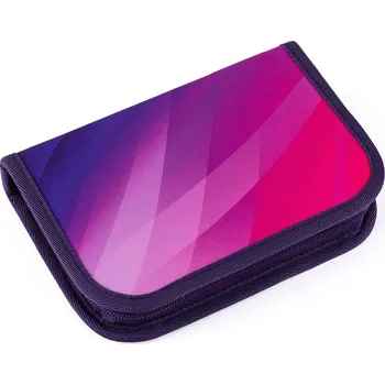 Topgal PENN 24007 Školní penál Jednopatrový 2 klopy Modrý