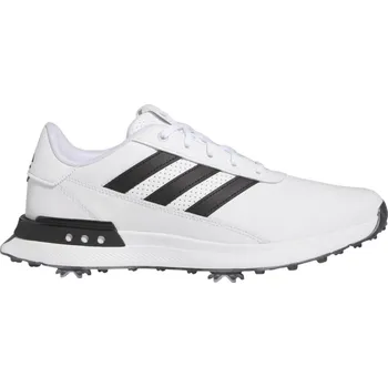 Adidas S2G pánské golfové boty, bílé bílé, standardní, se spajky, 42