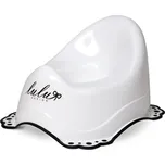 Maltex Lulu Design protiskluzový nočník s hudbou bílý/černý