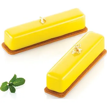 Forma na pečení SILIKOMART SILIKONOVÁ FORMA NA DEZERTY - STRIPE ECLAIR 95ml