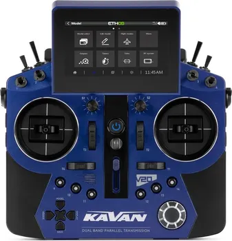 RC vybavení Kavan V20 24kanálový vysílač modrý