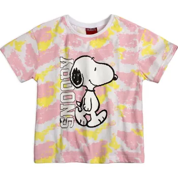 Dívčí crop top SNOOPY růžový Velikost: 164