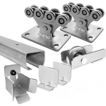 Pohon brány Sada Hörmann LINEA MATIC KIT ENZO SZ 02 4,5 m pro výrobu samonosné brány do 4,5m včetně pohonu Hörmann LineaMatic,dálkové ovládání , hřebeny V6 Barva: Zinek