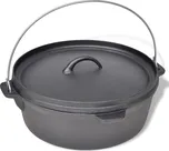 vidaXL Dutch Oven litinový hrnec s…