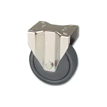 Pojezdové kolečko NQM 080/FI Pevné kolo s šedou polyuretanovou obručí 7240020