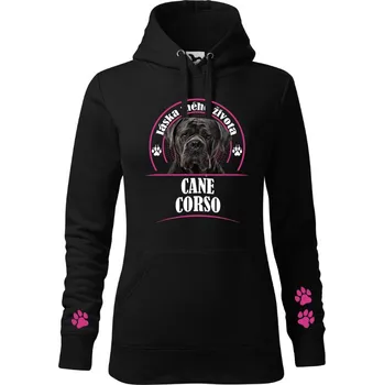 Dámská mikina STRIKER Dámská mikina Cane Corso Barva: Černá, Velikost: XXL