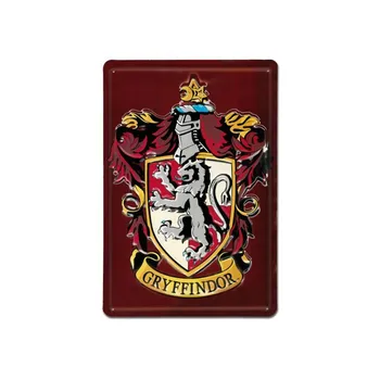 Plechová cedule Curepink Harry Potter 341891 cedule na zeď A4 20 x 30 cm Gryfindor