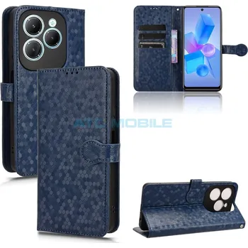 Pouzdro na mobilní telefon Pouzdro Shield4U Infinix Hot 40, Hot 40 Pro (X6837) Honeycomb otevírací modré a zpět 26 Kč s ATC Clubem