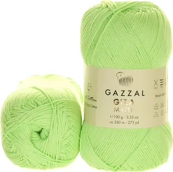 Příze Gazzal Giza Matte 5558 světle zelená