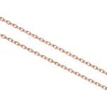 Zlatnictví Helios Řetízek z růžového zlata Velikost: 45cm, Váha: 2,25g