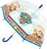 Deštník Dětský deštník manuální Tlapková patrola 68 cm transparentní