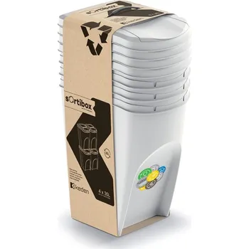 Odpadkový koš Prosperplast Sortibox 4x 35 l koše na tříděný odpad