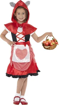 Karnevalový kostým Smiffys Dětský kostým Červená karkulka s vlčíma ušima