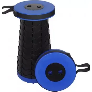 Taburet Zaparkorun Přenosný outdoorový taburet - modrý