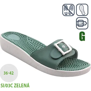 Dámská zdravotní obuv Santé S1/03C ZELENÁ Barva: Zelená, Velikost: 40, Stélka: Reflexní