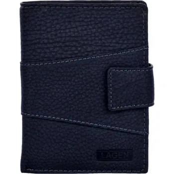 Peněženka Pánská kožená peněženka Lagen V-99/W černá