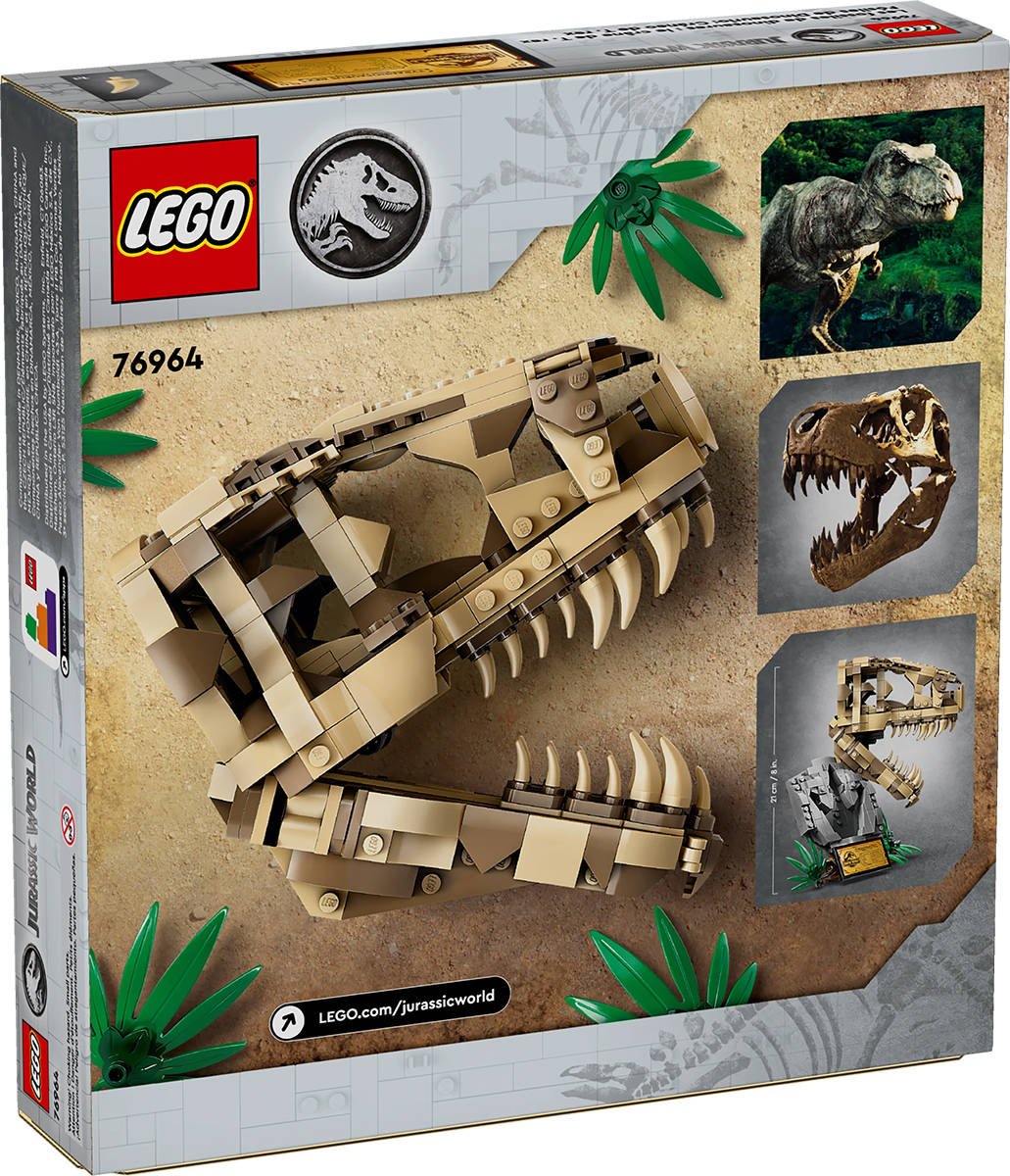foto Stavebnice LEGO LEGO Jurassic World 76964 Dinosauří fosilie Lebka T-rexe