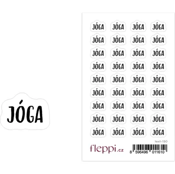 samolepka Fleppi Samolepky Jóga